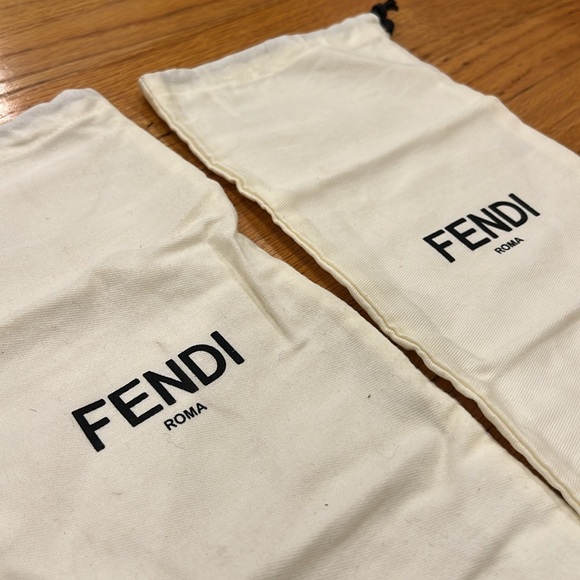 2 Fendi Roma dust bag 13”X 6” - Picture 4 of 6